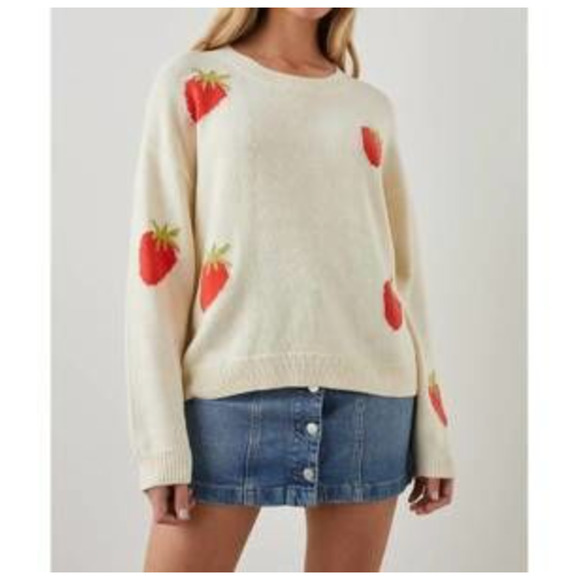 Rails Sweaters - Rails “Perci” Strawberry Sweater XS — Cozy Viral Knit Cutecore